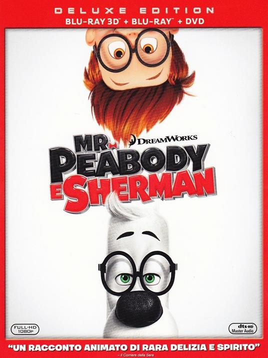 Mr. Peabody e Sherman 3D (DVD + Blu-ray + Blu-ray 3D) di Rob Minkoff