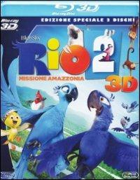 Rio 2. Missione Amazzonia 3D (DVD + Blu-ray + Blu-ray 3D) di Carlos Saldanha