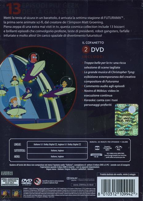 Futurama. Stagione 7 (2 DVD) di Peter Avanzino,Carlos Baeza - DVD - 2
