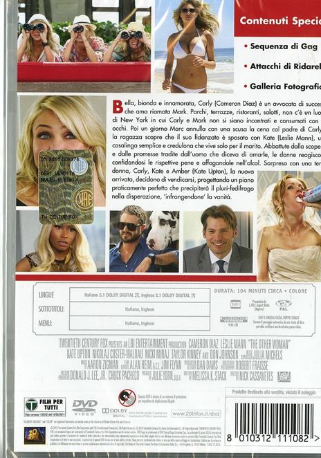 Tutte contro lui. The Other Woman di Nick Cassavetes - DVD - 2