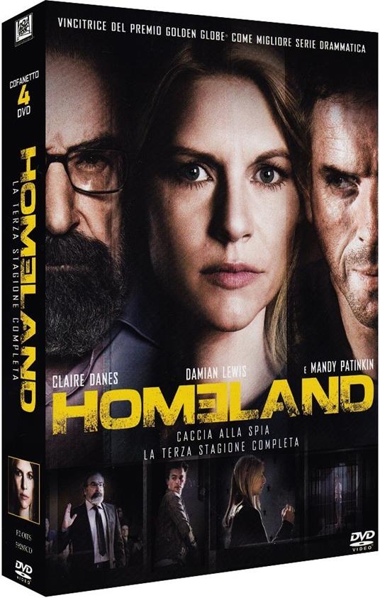 Homeland. Stagione 3 (4 DVD) di Michael Cuesta,Guy Ferland,Daniel Attias - DVD