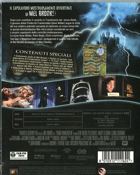 Frankenstein Junior<span>.</span> 40th Anniversary di Mel Brooks - Blu-ray - 2