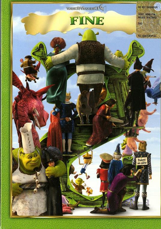 Shrek. La storia completa (4 DVD) di Andrew Adamson,Kelly Asbury,Raman Hui,Victoria Jensen,Chris Miller,Mike Mitchell,Conrad Vernon - 2