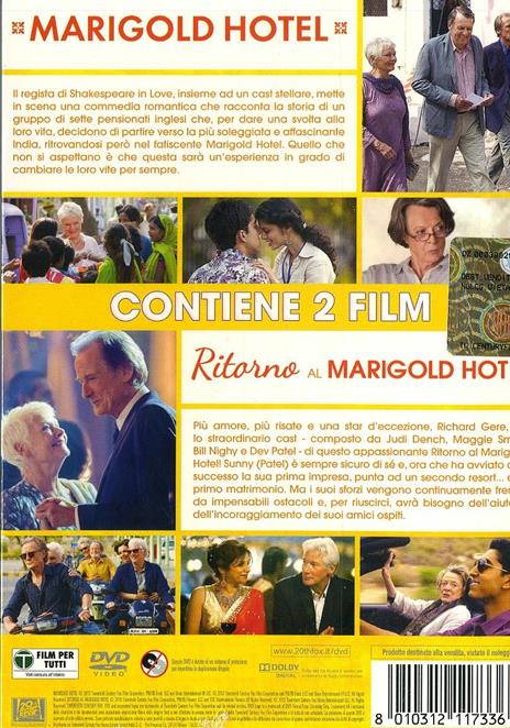 Marigold Hotel (2 DVD) di John Madden - DVD - 2