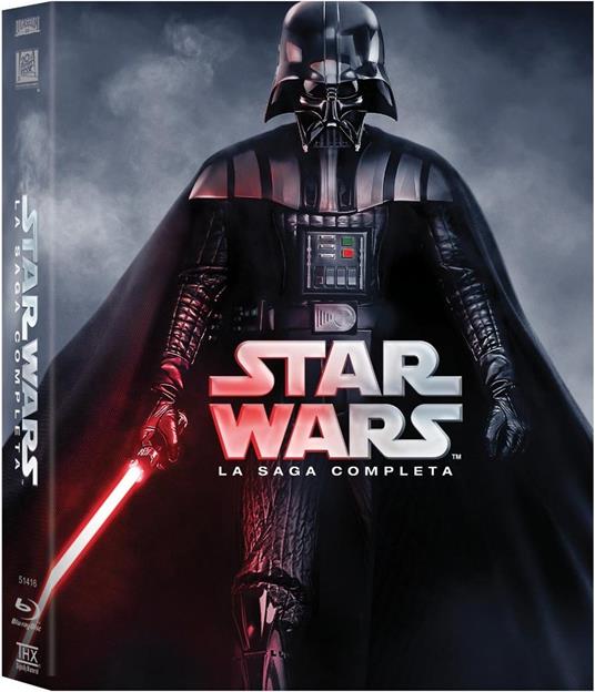 Star Wars. La saga completa (9 Blu-ray) di Irvin Kershner,George Lucas,Richard Marquand