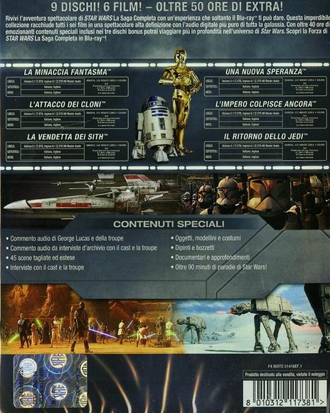 Star Wars. La saga completa (9 Blu-ray) di Irvin Kershner,George Lucas,Richard Marquand - 2