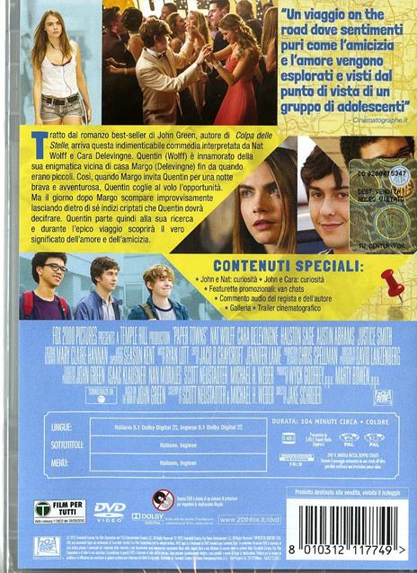 Città di carta di Jake Schreier - DVD - 2