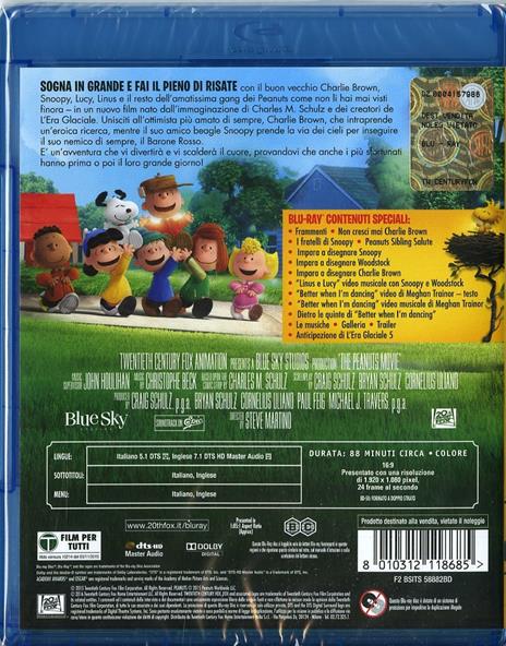 Snoopy & Friends. Il film dei Peanuts di Steve Martino - Blu-ray - 2
