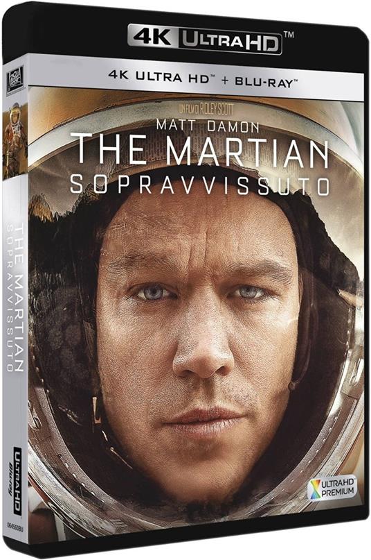Sopravvissuto. The Martian (Blu-ray + Blu-ray 4K Ultra HD) di Ridley Scott