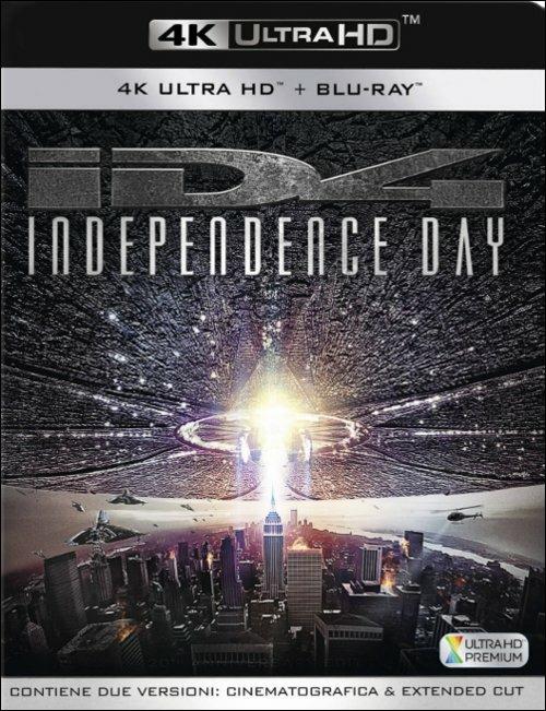 Independence Day. Ed. rimasterizzata (Blu-ray + Blu-ray Ultra HD 4K) di Roland Emmerich - Blu-ray + Blu-ray Ultra HD 4K