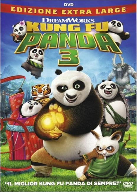 Kung Fu Panda 3<span>.</span> Edizione Extra Large di Jennifer Yuh Nelson,Alessandro Carloni - DVD