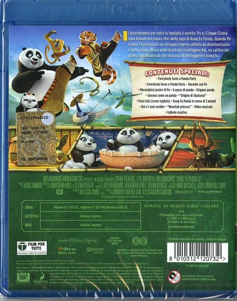 Kung Fu Panda 3<span>.</span> Edizione Extra Large di Jennifer Yuh Nelson,Alessandro Carloni - Blu-ray - 2