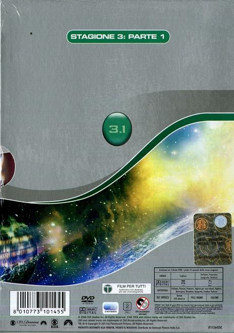 Star Trek. The Next Generation. Stagione 3. Parte 1 (3 DVD) - DVD - 2
