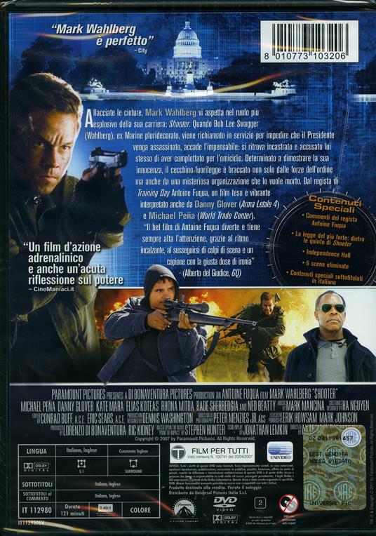 Shooter di Antoine Fuqua - DVD - 2