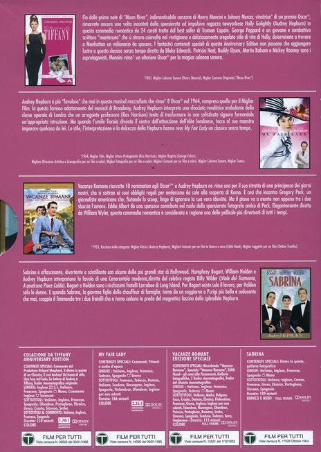 Audrey Hepburn Collection (4 DVD) di George Cukor,Blake Edwards,Billy Wilder,William Wyler - 2
