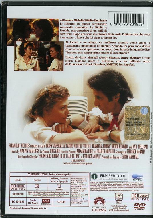Paura d'amare di Garry Marshall - DVD - 2