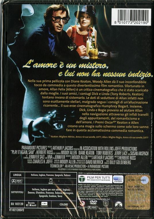 Provaci ancora, Sam di Herbert Ross - DVD - 2