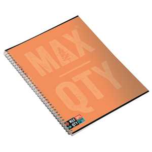 Cartoleria Quaderno con spirale maxi A4 Seven MAX QTY Green. 1 rigo Seven