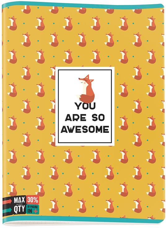 Quaderno maxi A4 Seven MAX QTY Animals. Righe 3 elementare - 3