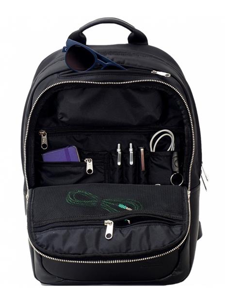 Zaino in pelle Invicta Business Backpack Biz M Leather Nero - 2