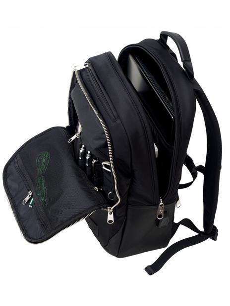 Zaino in pelle Invicta Business Backpack Biz M Leather Nero - 4