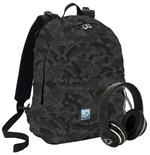 Zaino reversibile Seven The Double Project Special Edition Jet Black Nero