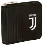 Portafoglio con zip Juventus Zip Wallet Bianco e nero. Black and White