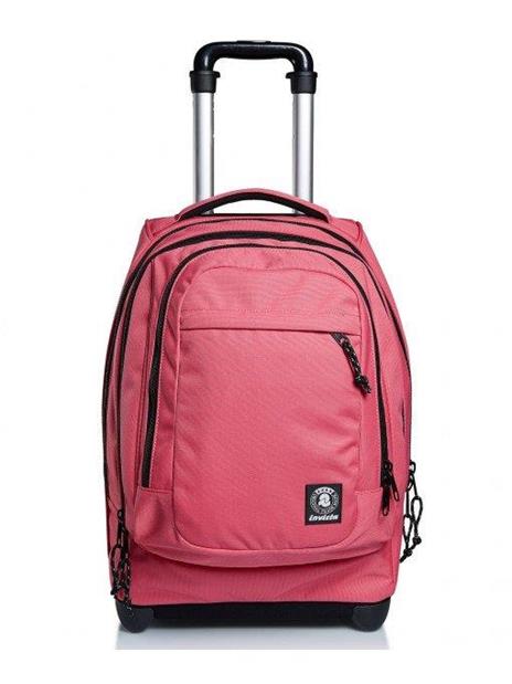 Zaino Trolley Invicta Bump Pro Plain Clared Rosa