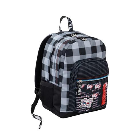 Zaino Freethink Seven 7.1 Space Check Jet Black. Nero-Grigio