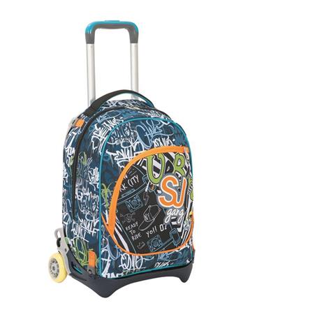 Zaino Trolley Jack Seven SJ Gang Boy City Explorer Fluo Orange