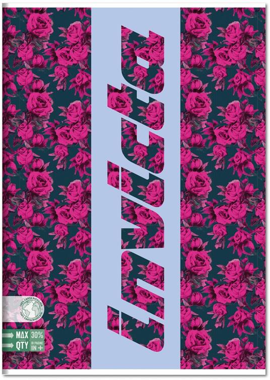 Quaderno maxi A4 Invicta Quadretti grandi 5 mm - 5