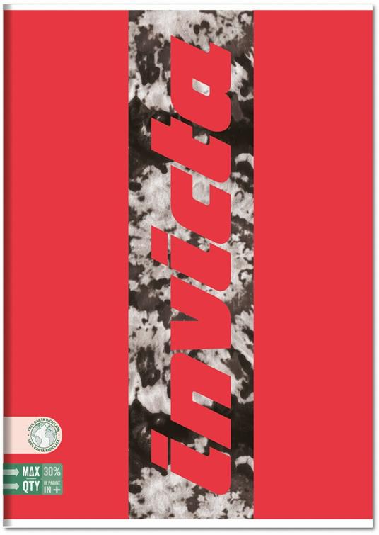 Quaderno maxi A4 Invicta Quadretti grandi 5 mm - 6