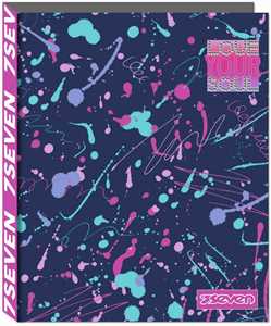 Cartoleria Quaderno copertina ad anelli Seven 7.1 Girl Seven 7.1