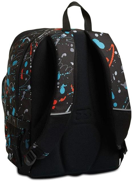 Zaino Point Out Seven 7.1 Personal Art Nero - 30x42x20 cm - 3