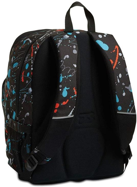 Zaino Point Out Seven 7.1 Personal Art Nero - 30x42x20 cm - 3