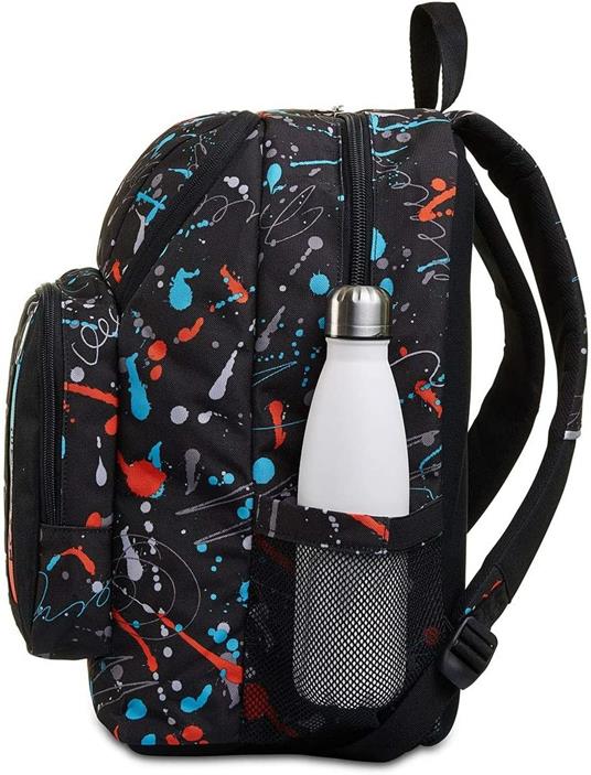 Zaino Point Out Seven 7.1 Personal Art Nero - 30x42x20 cm - 5