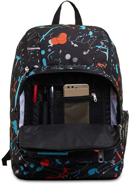 Zaino Point Out Seven 7.1 Personal Art Nero - 30x42x20 cm - 6