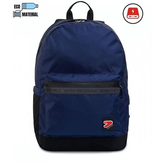 Zaino Scuola Double Pro con Power Bank