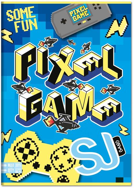 Quaderno Maxi A4 SJ Gang Boy 100 gr - Quadretti grandi 5 mm con margine - 2