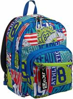 Zaino doppio scomparto SJ Ever World Boy - 30x41,5x17,5 cm