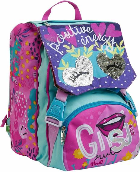 Zaino sdoppiabile SJ Gang Facce da SJ Girl - 27x41x16 cm