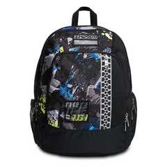 Cartoleria Zaino scuola Advanced Seven Rushover Boy, Jet Black, 30 lt - 31 x 43 x 24 cm Seven