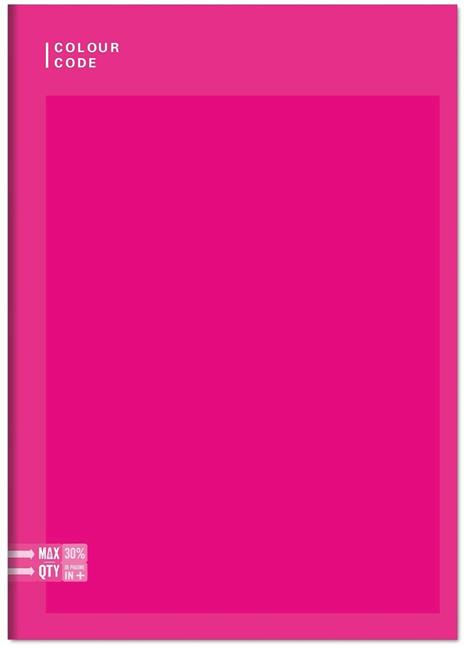 Quaderno A4 Maxi 96/100 Colour Colour Code Colorful. 1 Rigo - 20,5 x 29,5 cm - 2