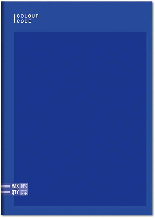 Quaderno A4 Maxi 96/100 Colour Colour Code Colorful. 1 Rigo - 20,5 x 29,5 cm - 3