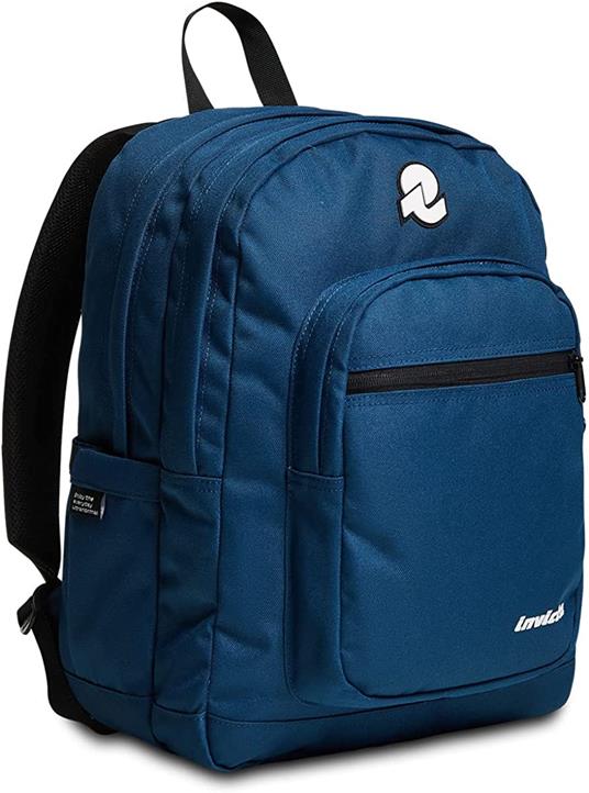 Zaino scuola Jelek Plain Invicta Backpack Grs, Moonlit Ocean - 32 x 43 x 25 cm - 3