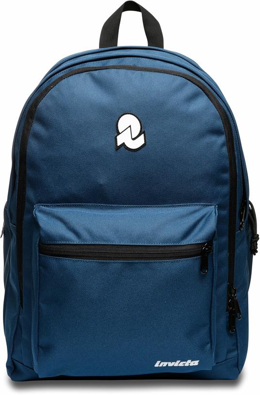 Zaino scuola Blow-Up Plain Invicta Backpack, Moonlit Ocean - 32 x 43 x 24 cm