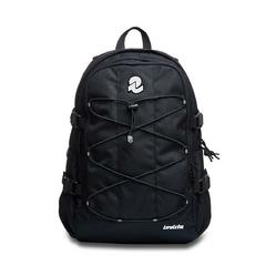 Zaino scuola Invict-Act Plus Invicta Backpack, Jet Black - 31 x 47 x 21 cm