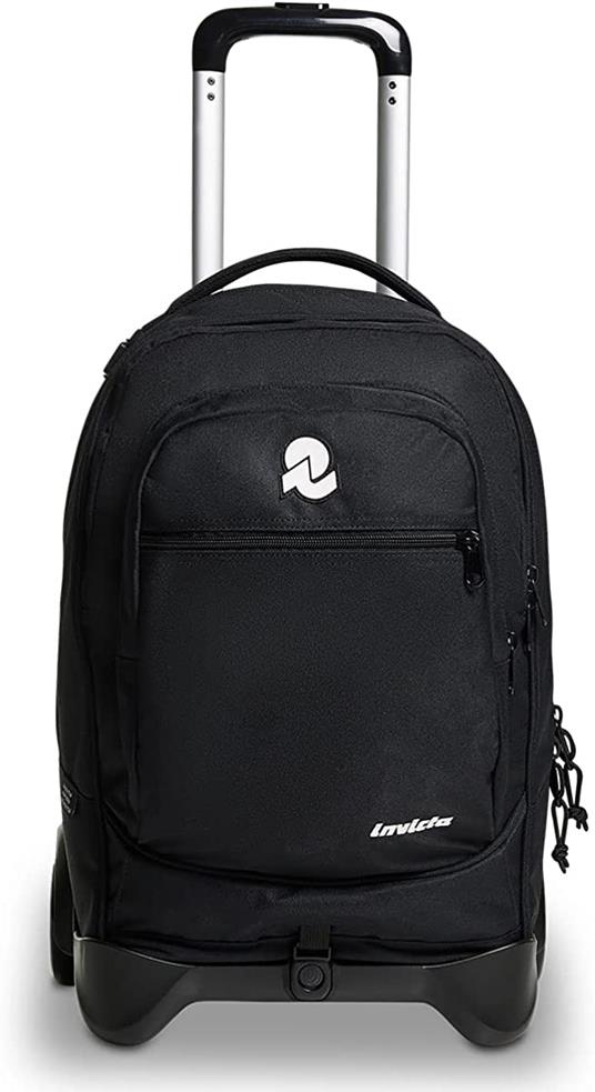 Zaino Plug Plain Invicta Trolley Grs, Jet Black - 3