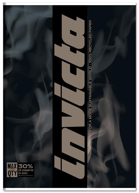 Quaderno A4 Maxi 104/80 Invicta. 1 Rigo - 20,5 x 29,5 cm - 6