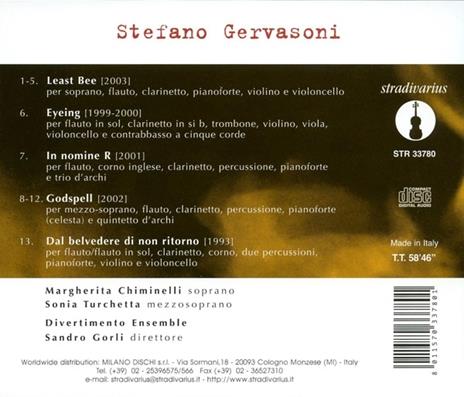 Least Bee - CD Audio di Stefano Gervasoni - 2